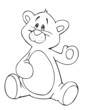 Vektor: Bär, Bärchen, Teddy, Teddybär, Stofftier, Kuscheltier Bär, Bärchen, Teddy, Teddybär, Stofftier, Kuscheltier