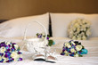 Flowers On Bed