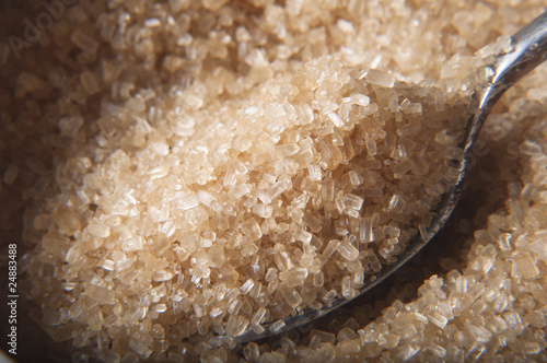 Photo: Spoonful of Brown Sugar in Bowl Spoonful of Brown Sugar in Bowl