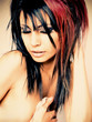 The beautiful young woman