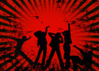 dance vector red