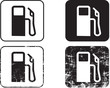 gas station vector