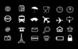 vector icon set black