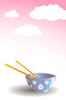 Bowl and chopsticks
