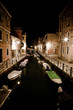 Venice canal by night