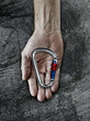 Carabiner in hand
