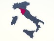 ITALIA REGIONI 3D VETRO - TOSCANA ITALIA REGIONI 3D VETRO - TOSCANA