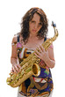 girl and sax