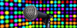 Microphones on stage Microphones on stage