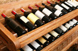 Closeup shot of cellar Closeup shot of cellar