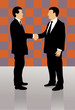 Two business men shaking hands Two business men shaking hands