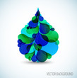 Abstract water background Abstract water background