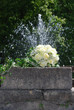 Brautstrauss bei Brunnen