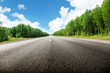 road in forest