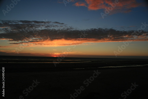 Photo: soleil couchant sur la Manche soleil couchant sur la Manche
