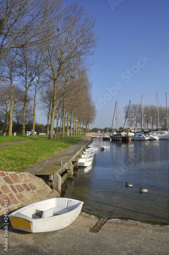 Port de plaisance de Ouistreham en Normandie en France