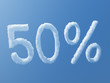 50 percent in the sky 50 percent in the sky