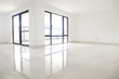 White interior, reflection