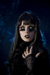 Photo en ligne au meilleur prix Shocked weird girl with creative make-up