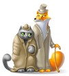 cat and fox