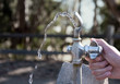 Water Fountain in park Water Fountain in park
