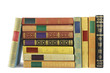 stack of vintage books