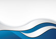 blue Gradient background design curve