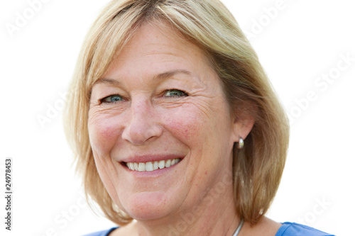 Foto: Smiling portrait of senior woman 02 Smiling portrait of senior woman 02