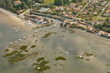 vue aérienne du port Ostréicole de Taussat, Gironde, 33