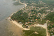 vue aérienne de claouey, bassin ostréicole d'Arcachon, Gironde,