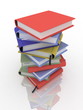 stacks of books