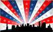 New York City patriotic background