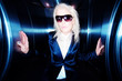 blonde woman
