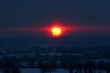 Sunrise on a winter morning