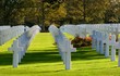 Symmetry at omaha beach cemetery