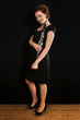Beautiful clarinetist women