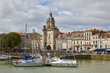 france,17,la rochelle : port et grosse horloge