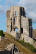 Ruine Corfe Castle in Südengland