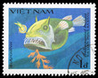Fish on a postage stamp Fish on a postage stamp