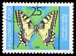 Butterfly on a postage stamp Butterfly on a postage stamp