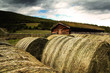 House with straw bales