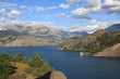 lac de serre ponçon - hautes alpes - france lac de serre ponçon - hautes alpes - france