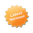 Estrella brillante con texto "LATEST VERSION!"