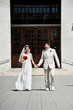 groom and  bride