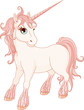 Magic white unicorn
