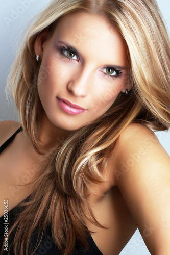 Portrait of beautiful young woman