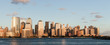 Manhattan Finantial District at sunset panorama from Jersey city Manhattan Finantial District at sunset panorama from Jersey city