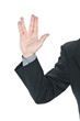 Man giving Vulcan salute Man giving Vulcan salute