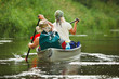 People boating on river