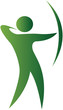 human aiming using bow and arrow